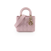 Christian Dior Small Lady Dior Lambskin Light Pink